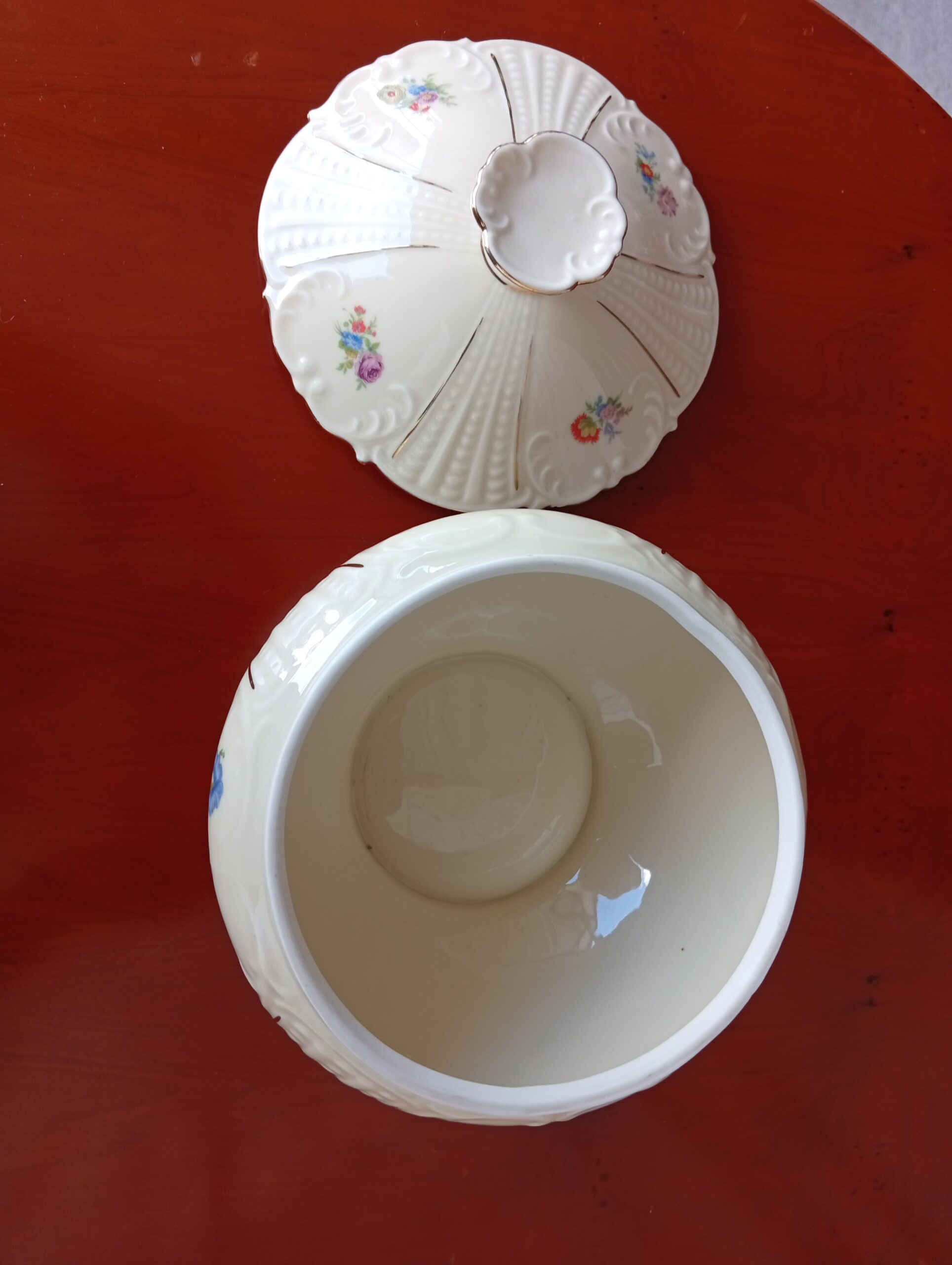 porcelanowa bombonierka , cukiernica / 921 - Image 7