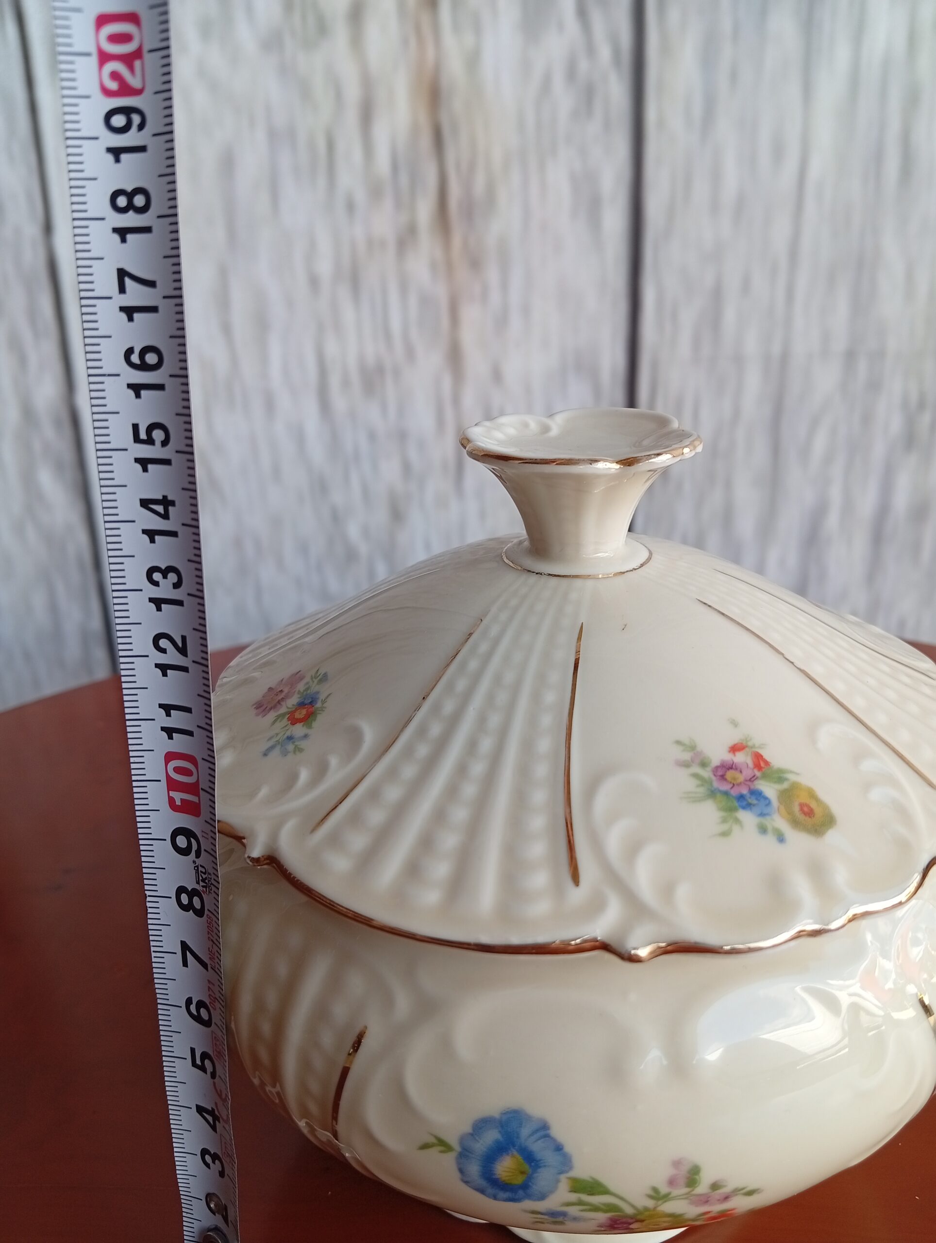 porcelanowa bombonierka , cukiernica / 921 - Image 10