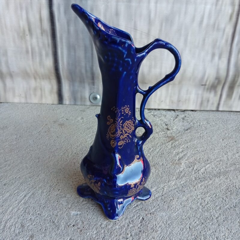 wazon ceramiczny , kobaltowy / 486